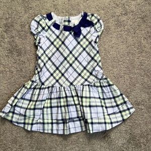Janie and Jack plaid dress. Size 12-18months